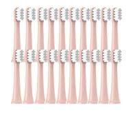 Têtes de brosse de rechange à poils souples compatibles avec Xiaomi Mijia T100 (lot de 20/50/100)(100Pink)
