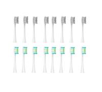 Têtes De Brosse De Rechange, Compatibles Avec Les Buses De Nettoyage En Profondeur Oclean X/X PRO/Air 2/SE/Z1/F1/OneDuPont Sonic Soft(8grey 8Wgreen)