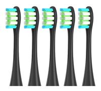 Têtes De Brosse De Rechange Compatibles Avec Les Têtes De Brosse À Dents Oclean Pour Oclean X Pro Digital,X Lite,X10,X Ultra,Air2,F1,5 Pièces.5 Black