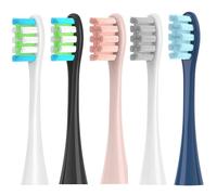 Têtes De Brosse De Rechange Compatibles Avec Les Têtes De Brosse À Dents Oclean Pour Oclean X Pro Digital,X Lite,X10,X Ultra,Air2,F1,5 Pièces.5 Colors