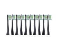 Têtes De Brosse De Rechange, Compatibles Avec Oclean, X PRO Elite/Flow/F1/One/X/All Series Brosse À Dents Électrique Sonique DuPont À Poils Souples Bleu Vert(10 black)