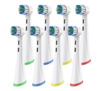 Têtes De Brosse De Rechange, Compatibles Avec Oral-b La Brosse À Dents Électrique IO. Compatible Avec IO Les Recharges De Têtes De Brosse À Dents 2/3/4/5/6/7/8(White-8 Pcs)