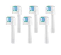 Têtes De Brosse De Rechange For Brosse À Dents Électrique, Compatibles Avec Le Nettoyage Oral En Profondeur, Buse De Brosse À Dents OLB Avec Couvercle Anti-poussière D100 D25 D30 D32 4739(SD20A-6Pcs)