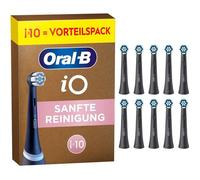 Têtes de brosse de rechange - ORAL-B - iO Gentle Care - Noir - Lot de 10 - Compatibles Oral-B