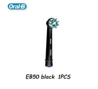 Têtes De Brosse De Rechange Originales Oral B,Pour Brosse À Dents Électrique Rotative Oral-B,Véritable Blanchiment Des Dents,Recharges À Poils Souples.1 Eb50 Black