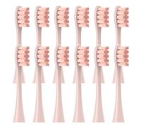 Têtes de brosse de rechange pour brosse à dents électrique sonique Oclean X/X PRO/Z1/F1/One/Air 2/SE,buses à poils souples DuPont,12 pièces - Type 12pcs Pink #A