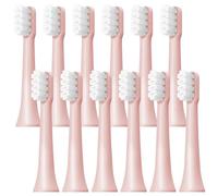 Têtes de brosse de rechange pour brosse à dents électrique XIAOMI MIJIA T100 Mes603, aspirateur DuPont, buses adaptées à poils souples, 6/12 pièces-T100-Rose-12pcs