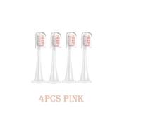 Têtes De Brosse De Rechange Pour Brosses À Dents Électriques Soniques,Avec Capuchons Scellés Gt,Souples,Pour Xiaomi Ata Jia T300/T500/T700.4Pink