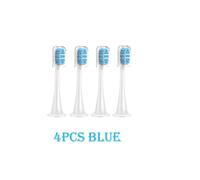 Têtes De Brosse De Rechange Pour Brosses À Dents Électriques Soniques,Avec Capuchons Scellés Gt,Souples,Pour Xiaomi Ata Jia T300/T500/T700.4Blue