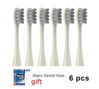 Têtes De Brosse De Rechange Pour Oclean Flow,Buses De Brosse À Dents Électrique Sonique,Poils Dupont Souples,X Pro Elite,X Pro,F1,Z1,One,Air2.6 Mhoc