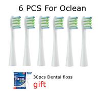 Têtes De Brosse De Rechange Pour Oclean Flow,Buses De Brosse À Dents Électrique Sonique,Poils Dupont Souples,X Pro Elite,X Pro,F1,Z1,One,Air2.6 Boc.