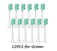 Têtes De Brosse De Rechange Pour Xiaomi Mijia T300/T500/T700,Buses Gt À Dents Électriques Soniques,Embouts À Poils Souples Pour Aspirateur,4 Pièces,12 Pièces.12Pcs Green