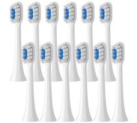 Têtes De Brosse De Rechange Pour Xiaomi Mijia T301 T302 T501 /501Csonic,Tête De Brosse À Dents Électrique Dupont,Buses À Poils Souples.T301-302-Wh-12Pcs