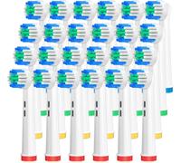 Têtes De Brosse De Remplacement Pour Oral B,24 Paquets De Têtes De Brosse À Dents Électrique Pour Oral B Braun,Têtes De Brosse Rechargeables Compatibles Avec Oral B Pro1000/3000/5000/7000[Z151]