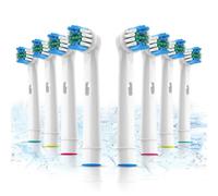 Têtes De Brosse Électrique Pour Brosse À Dents Oral-B,Adaptées À Advance Triumph/Power/Pro Health/3D Excel/Vitality Precision Clean.8Pac Toothbrush Head