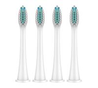 Têtes De Brosse Medium, Compatible Avec Philips, HX4100 5950 9500 | 4/8/12/20 pcs, pour Sonicare 1100 2100 4100 4300 5100 5300 6100 6500 7000, 9000, 9300, 9700(White-4 Pcs)