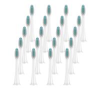 Têtes De Brosse Medium, Compatible Avec Philips, HX4100 5950 9500 | 4/8/12/20 pcs, pour Sonicare 1100 2100 4100 4300 5100 5300 6100 6500 7000, 9000, 9300, 9700(White-20 Pcs)