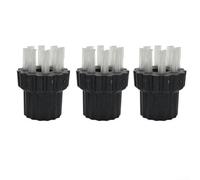 Têtes de brosse multifonction pour balai vapeur pour éliminer les taches, la graisse et la saleté (M8 brosse blanche)