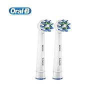 Têtes De Brosse Oral B Eb50 Originales,Action Croisée,Angle De 16 Degrés,Buses Dentaires De Rechange Pour Brosse À Dents Électrique D12/D16/Db4010/Db4510.White 2Pcs.