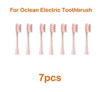 Têtes De Brosse Pour Oclean Flow/X/Xpro/ Z1/ F1/ One/ Air 2 /Se,Brosse À Dents Sonique Souple,Aspirateur,Poils Dupont,7 Pièces,Têtes De Rechange.7Pcs Pink.