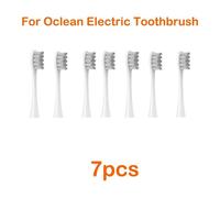 Têtes De Brosse Pour Oclean Flow/X/Xpro/ Z1/ F1/ One/ Air 2 /Se,Brosse À Dents Sonique Souple,Aspirateur,Poils Dupont,7 Pièces,Têtes De Rechange.7Pcs Grey.
