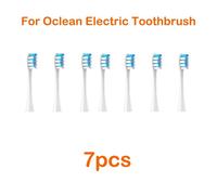 Têtes De Brosse Pour Oclean Flow/X/Xpro/ Z1/ F1/ One/ Air 2 /Se,Brosse À Dents Sonique Souple,Aspirateur,Poils Dupont,7 Pièces,Têtes De Rechange.7Pcs Blue.