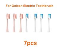 Têtes De Brosse Pour Oclean Flow/X/Xpro/ Z1/ F1/ One/ Air 2 /Se,Brosse À Dents Sonique Souple,Aspirateur,Poils Dupont,7 Pièces,Têtes De Rechange.3Pink 4Blue.