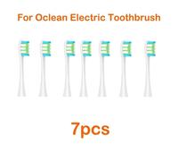 Têtes De Brosse Pour Oclean Flow/X/Xpro/ Z1/ F1/ One/ Air 2 /Se,Brosse À Dents Sonique Souple,Aspirateur,Poils Dupont,7 Pièces,Têtes De Rechange.7Pcs Wgreen.