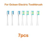 Têtes De Brosse Pour Oclean Flow/X/Xpro/ Z1/ F1/ One/ Air 2 /Se,Brosse À Dents Sonique Souple,Aspirateur,Poils Dupont,7 Pièces,Têtes De Rechange.3Blue 4Wgreen.
