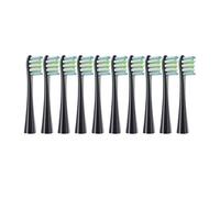 Têtes de brosse rechange, 5/10 pièces, compatibles avec la à dents électrique sonique Oclean X PRO Elite/Flow/F1/One/X/toutes les séries(10 black)