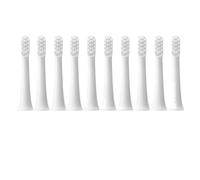 Têtes De Brosse Rechange Compatibles Avec La À Dents Électrique Sonique XIAOMI MIJIA T100. Embouts Adaptés En Poils Souples DuPont (10 Pièces)(10pcs White)
