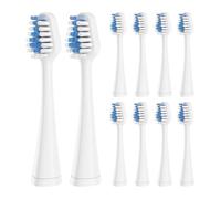 Têtes De Brosse Rechange Compatibles Avec La À Dents Électrique Waterpik Complete Care 5.0/9.0 : Embouts Poils Souples For Une Hygiène Optimale (lot Ou 10)(10pcs white)