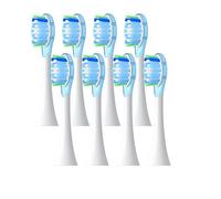 Têtes de brosse rechange, compatibles avec les brosses à dents électriques soniques Philip Diamond Series HX6064, HX6930 et HX6730, embout d'aspiration A3(8 blue A3)