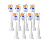 Têtes de brosse rechange, compatibles avec les brosses à dents électriques soniques Philip Diamond Series HX6064, HX6930 et HX6730, embout d'aspiration A3(8 orange A3)