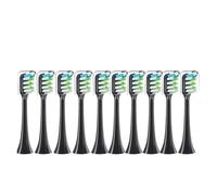 Têtes de brosse rechange for à dents électrique sonique X3/X3U/X5, DuPont, buses poils souples et adaptés, 10 pièces(10pcs)