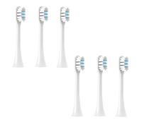 Têtes De Brosse Remplaçables, Compatibles Avec Les Brosses À Dents Xiaomi Mijia T301 Et T302, Poils Doux Et Propres(6 White)