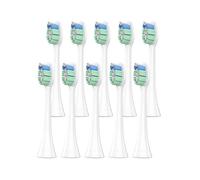 Têtes de brosse souples, compatibles avec PHILIPS, 4100 6100 6500 | Têtes de rechange for brosse à dents électrique for adulte, convient aux modèles de la série 4100 6100 6500 7500(10pcs)