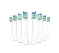 Têtes de brosse souples, compatibles avec PHILIPS, 4100 6100 6500 | Têtes de rechange for brosse à dents électrique for adulte, convient aux modèles de la série 4100 6100 6500 7500(8pcs)