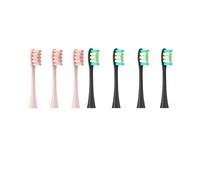Têtes de brosse X/X PRO/ Z1/ F1/ One/Air 2 /SE, à dents souple, poils sous vide, 7 pièces rechange(3Pink 4Black)