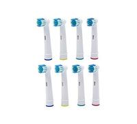 Têtes de brosses à dents électriques, 8 pièces, remplacement pour Braun B Oral à poils souples, vitalité double nettoyage, soins professionnels de la série SmartSeries
