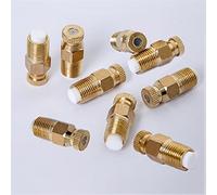 Têtes de buses de brumisation, 80 pièces de rechange en laiton avec filtre for pulvérisateur à atomisation haute pression, pelouse de patio, aménagement paysager, contrôle de la poussière,(0.4mm)