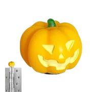 Têtes De Charnière Topper Décoratif - Épingle De Décoration De Porte | Accent Chargé D'Halloween | Resin Bat Pumpkin Head For Cabinet Clees, Protecteur De Verrouillage Fantaisiste, Entrée Ou Pièce, Ac