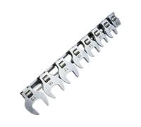 Têtes de clé à pied de biche en métal, Set with stand | Ensemble d ' outils de service métriques de 8 pièces pour accès fixations étroites