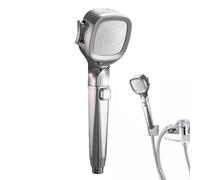 Têtes de douche haute pression - Pommeau de douche filtré pour eau dure, pommeau de douche pressurisé à économie d'eau à 4 modes avec cartouche filtrante | Pommeau de douche à main avec LavadR