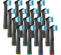 Têtes De Électrique Compatible Avec Oralb s Électriques Rechargeables ¿ Têtes De Rechange Convient Cross Action, Vitality, Sensitive, Professional Care, Etc. De[TET419616]