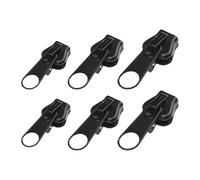 Têtes de fermeture éclair de rechange - 6 pièces de rechange pour curseurs | Têtes de fermeture éclair de bagage | Fixation universelle en polypropylène pour vestes, manteaux, bagages, sacs à dos