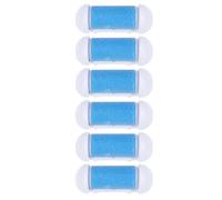 Têtes de Lime Électronique de Rechange 6 Pièces Bleu Plastique | Accessoires Pieds, Enlèvement des Peaux Mortes, Lot de 6, pour Pédicure