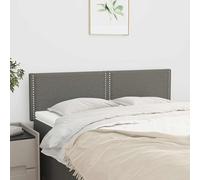 Têtes de Lit Gris Foncé 144x5x78/88 cm Tissu Meubles de Chambre vidaXL