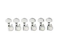 Têtes de Machine entièrement scellées, 6 en ligne, rapport 15:1, 1 broche, accordeurs, chevilles de réglage, clés for guitare électrique SQ ST Tele(Chrome)