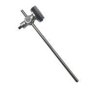 Têtes de marteau en alliage d ' aluminium têtes métalliques batteur de pédale de grosse caisse coups de pied de remplacement batteur de pédale de accessoire de batterie de basse réglable